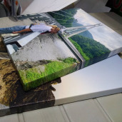 Фото на холсте с подрамником