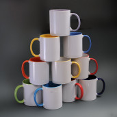 Фотокружка с цветной заливкой